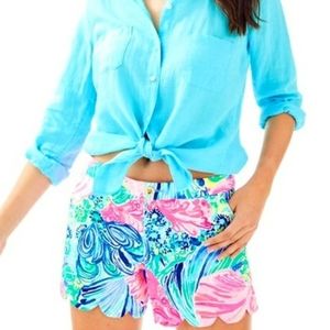 Lilly Pulitzer Buttercup Multi Beach Please Shorts